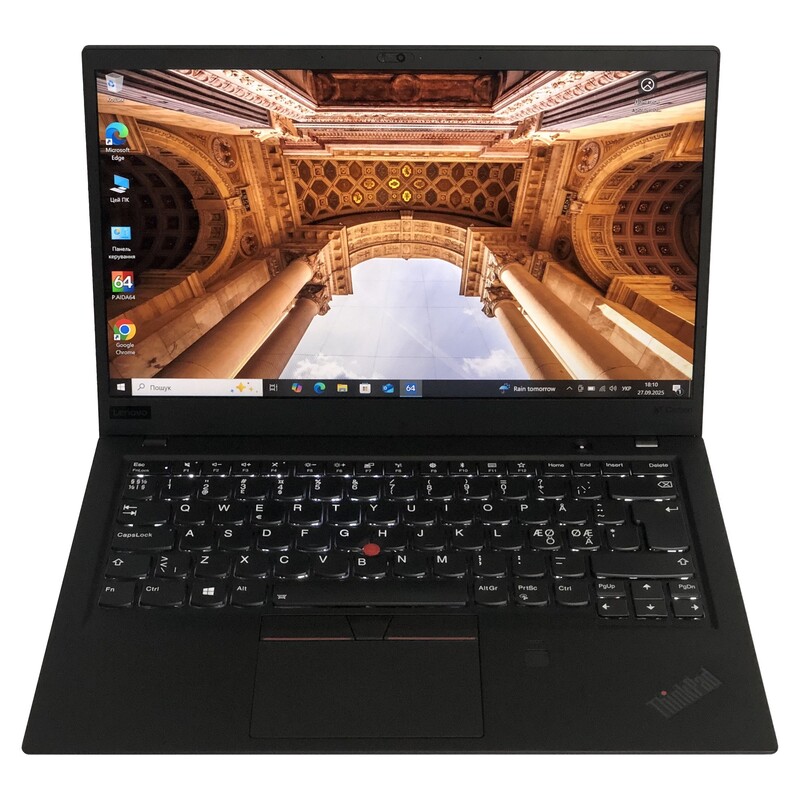 Ноутбук Lenovo ThinkPad X1 Carbon G6 / 14" FullHD IPS / i5-8250U / 8GB / 256GB SSD / Win10Pro / Backlight - Б/в