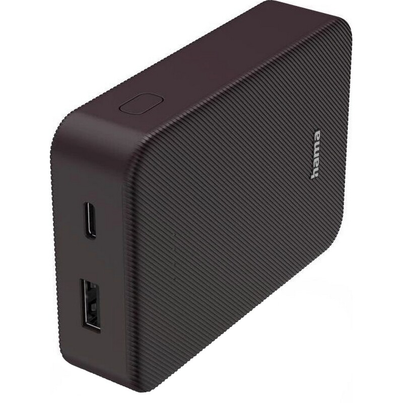 Универсальная мобильная батарея Hama 10000mAh 15W Plum (00201712)