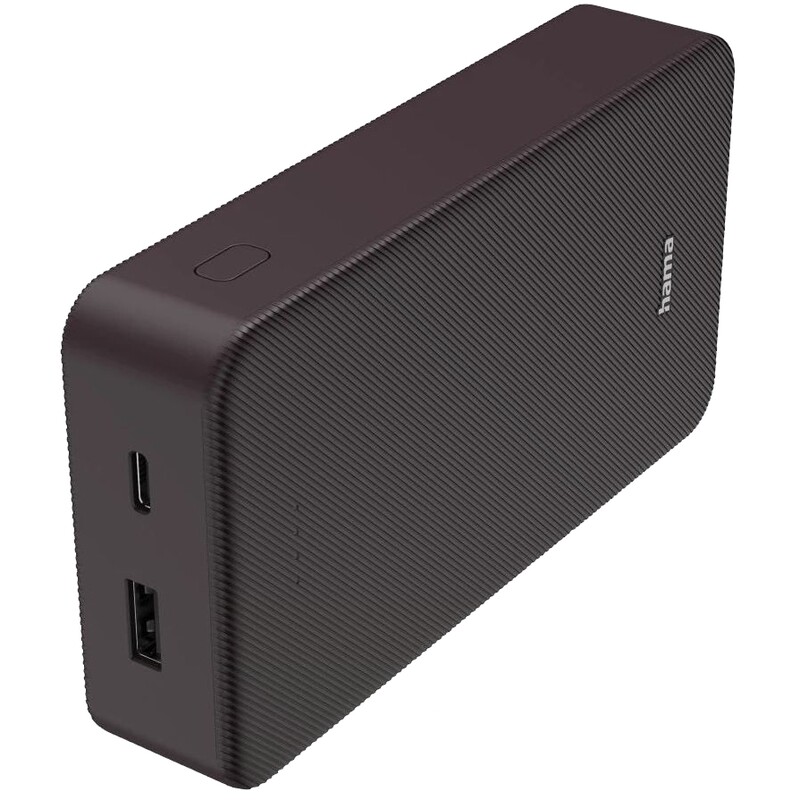 Универсальная мобильная батарея Hama 20000mAh 15W Plum (00201715)