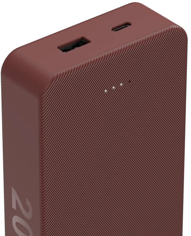 Универсальная мобильная батарея Hama 20000mAh 15W Red (00201717)