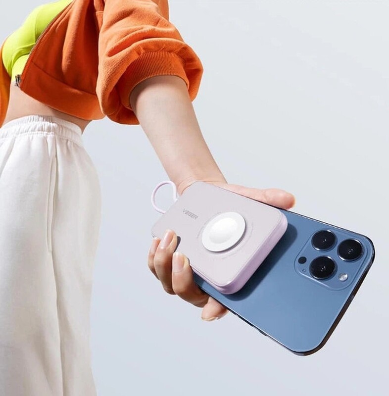 Универсальная мобильная батарея Veger V1171 10000mAh 20W Pink