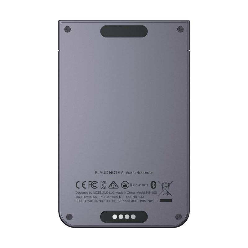 Диктофон Plaud AI Note Black (NB-100-BL)
