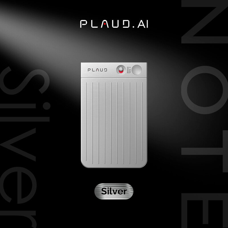Диктофон Plaud AI Note Silver (NB-100-SI)
