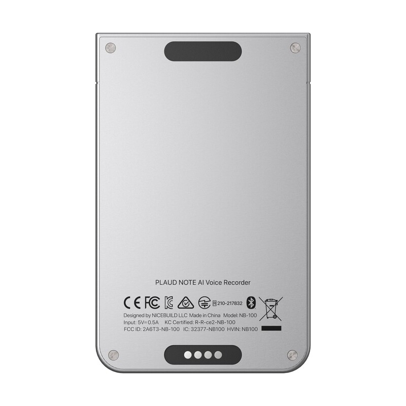 Диктофон Plaud AI Note Silver (NB-100-SI)