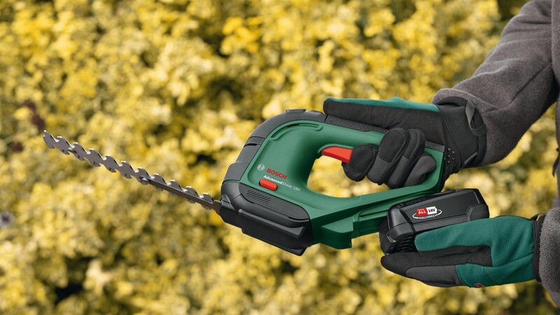 Ножницы садовые Bosch AdvancedShear 18V-10 + насадка кусторез (0.600.857.000)