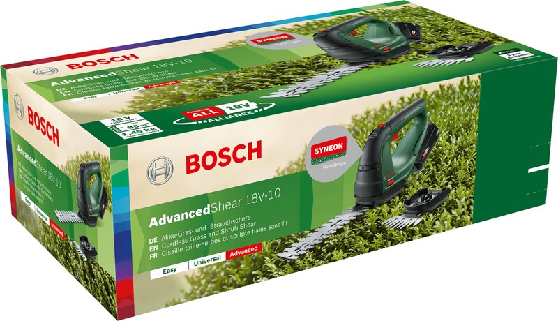 Ножницы садовые Bosch AdvancedShear 18V-10 + насадка кусторез (0.600.857.000)