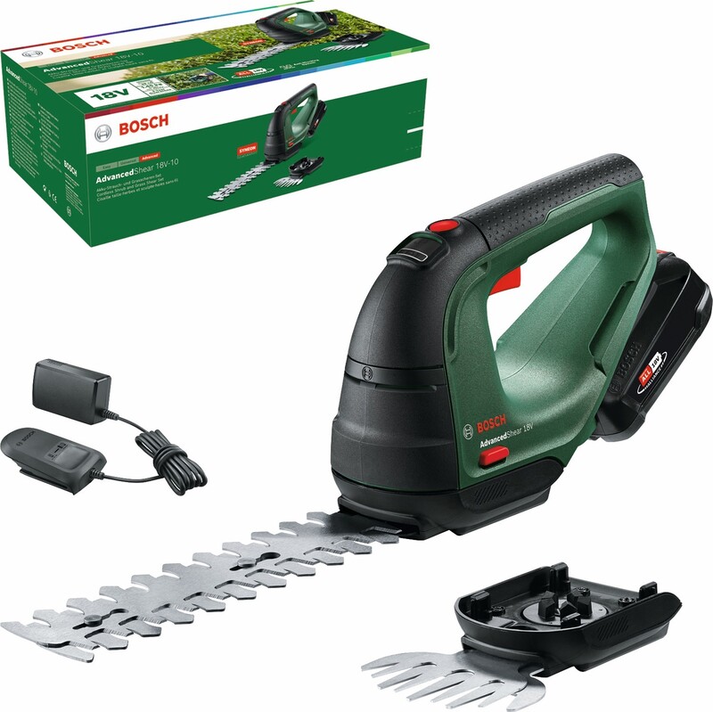 Ножницы садовые Bosch AdvancedShear 18V-10 + насадка кусторез (0.600.857.000)