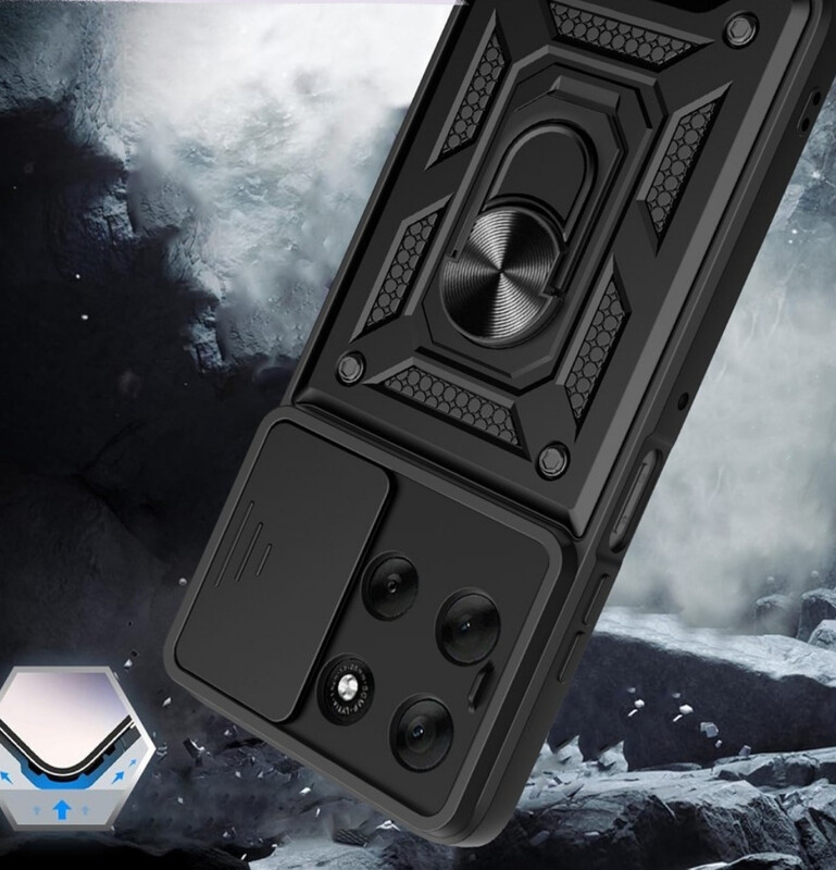 Чохол-накладка BeCover Military для Motorola Moto G86 Black (715037)