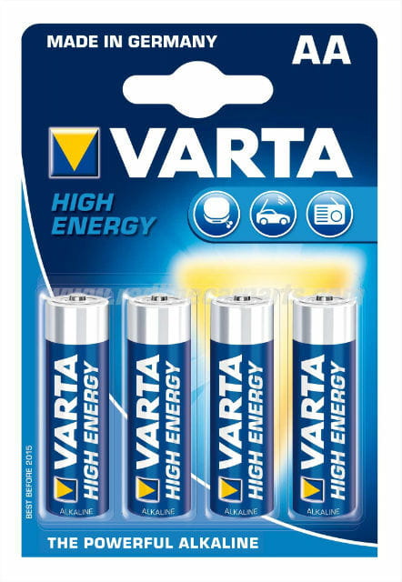 Батарейка Varta High Energy AA/LR06 BL 4шт