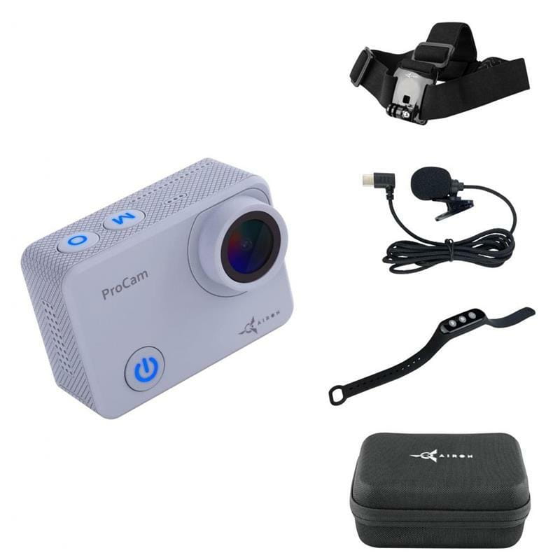 Екшн-камера AirOn ProCam 7 Touch з аксесуарами 8в1 (69477915500058)