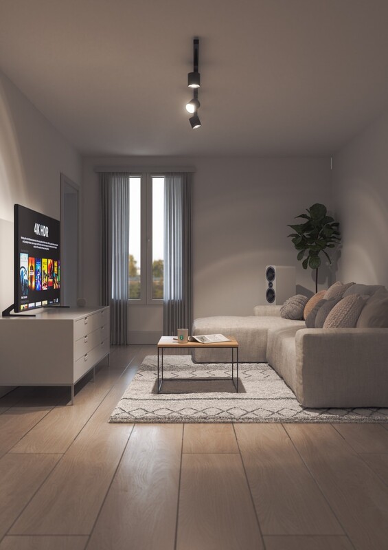 Умная лампа Nanoleaf Essentials Smart GU10, 5 Вт, Apple Homekit, Matter (NF080B02-1GU10)