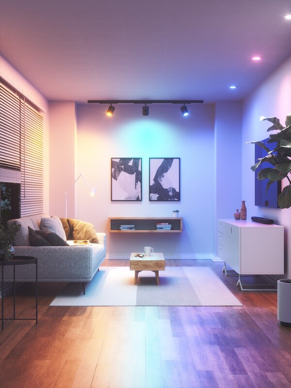 Розумна лампа Nanoleaf Essentials Smart GU10, 5 Вт, Apple HomeKit, Matter (NF080B02-1GU10)