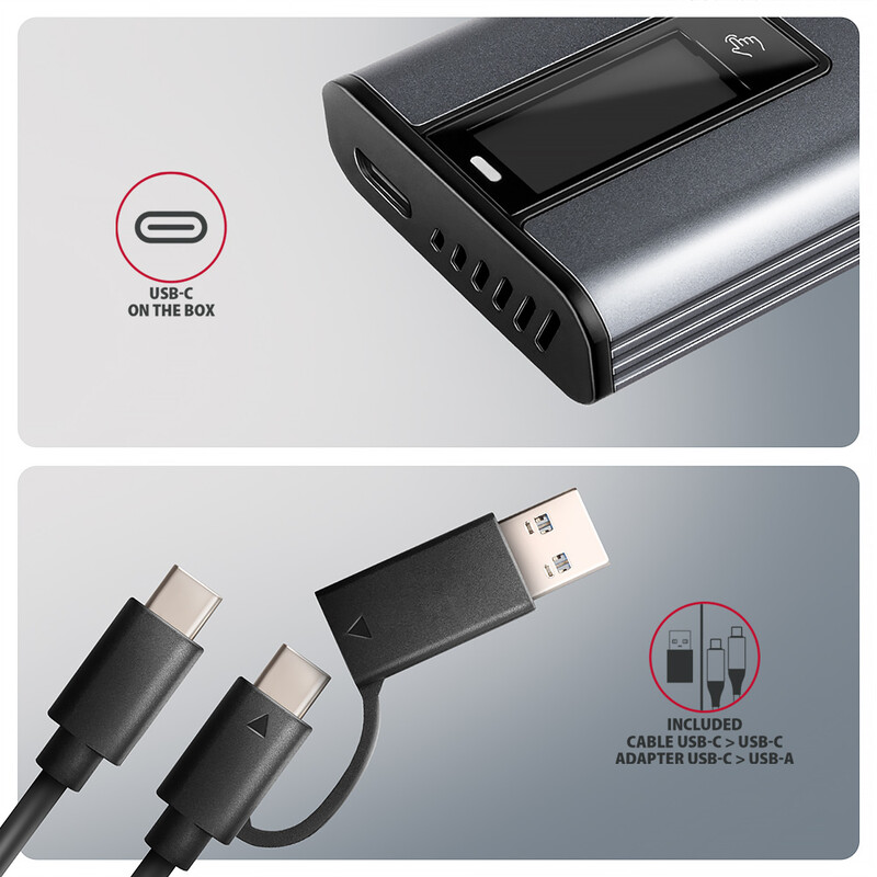 Зовнішня кишеня Axagon NVMe M.2 2242/2260/2280 USB Type-C 3.2 Black (EEM2-SD2)