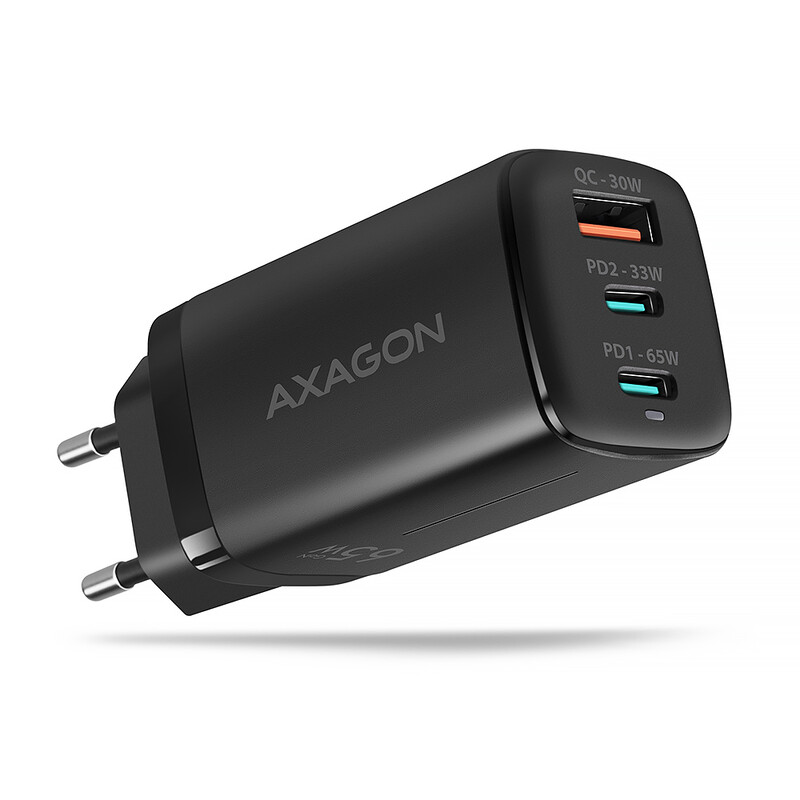 Зарядное устройство Axagon 65W Black (ACU-DPQ65)