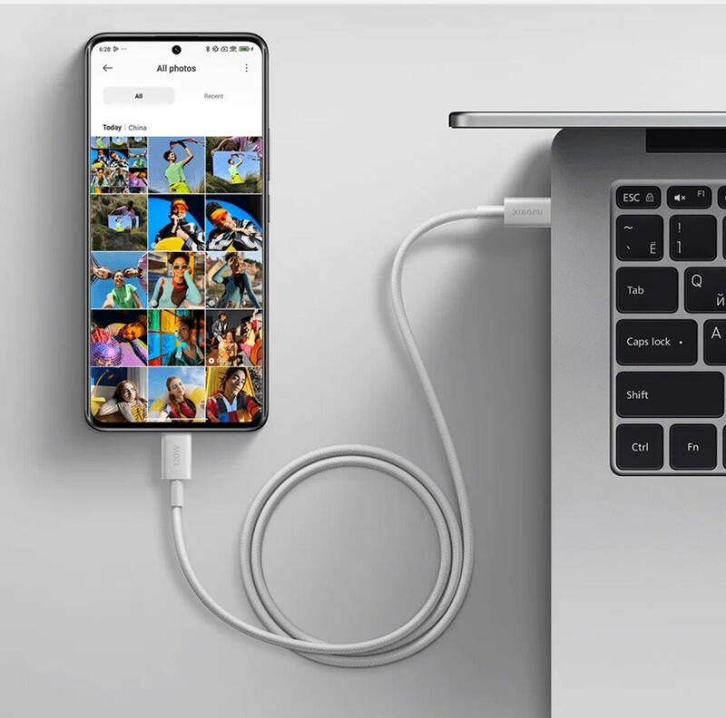 Кабель Xiaomi USB Type-C - USB Type-C (M/M), 120W, 1 м White (BHR087KGL)