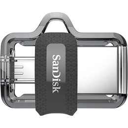 Флеш-накопитель USB3.0 32GB OTG SanDisk Ultra Dual M3.0 Black (SDDD3-032G-G46)