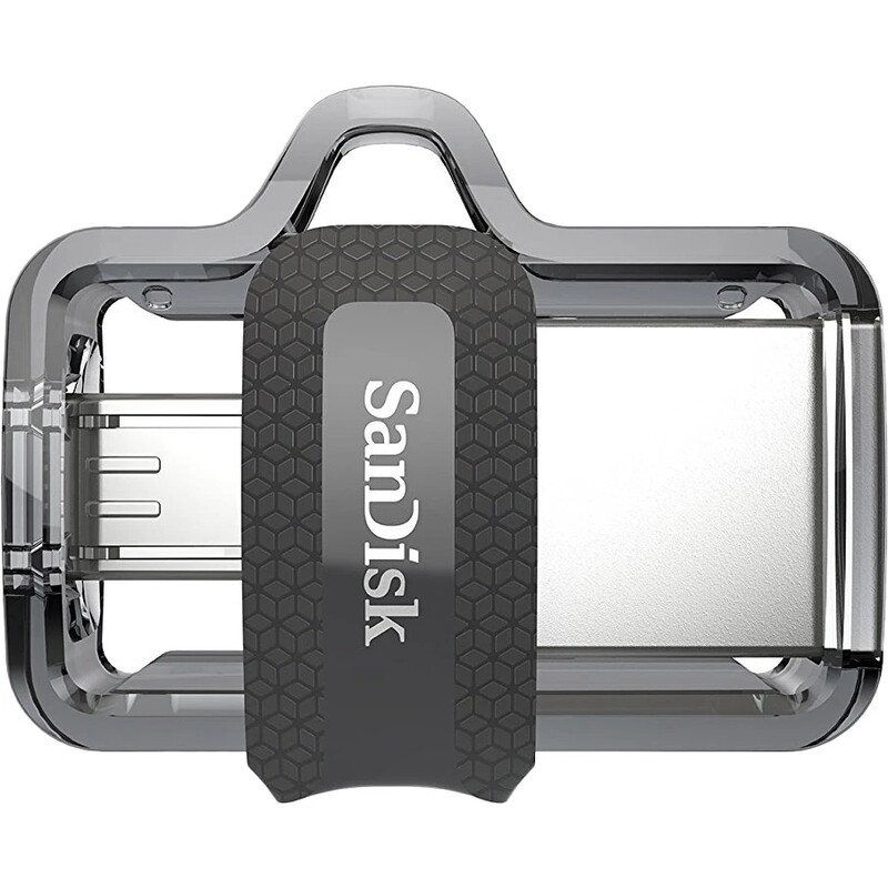 Флеш-накопитель USB3.0 32GB OTG SanDisk Ultra Dual M3.0 Black (SDDD3-032G-G46)