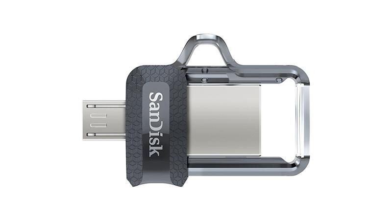 Флеш-накопитель USB3.0 32GB OTG SanDisk Ultra Dual M3.0 Black (SDDD3-032G-G46)