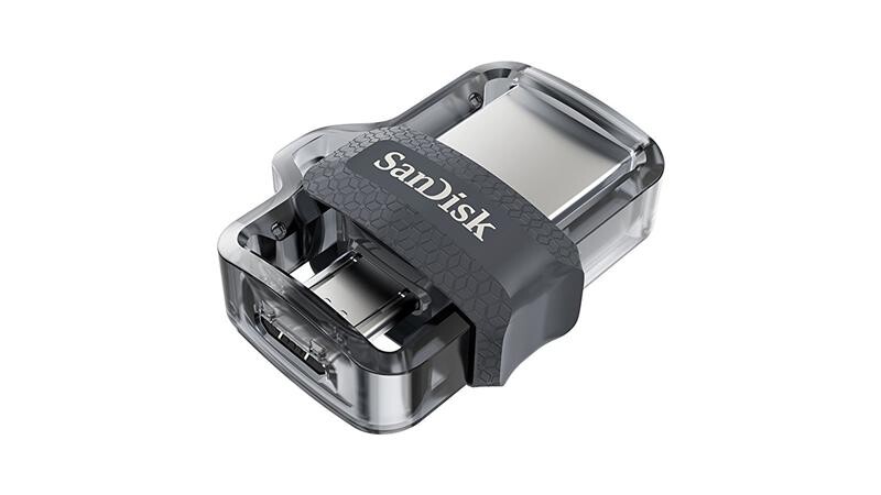 Флеш-накопитель USB3.0 32GB OTG SanDisk Ultra Dual M3.0 Black (SDDD3-032G-G46)