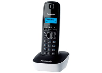 Радіотелефон DECT Panasonic KX-TG1611UAW Black White