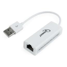 Сетевой адаптер Gembird (NIC-U2-02) USB - Fast Ethernet, белый