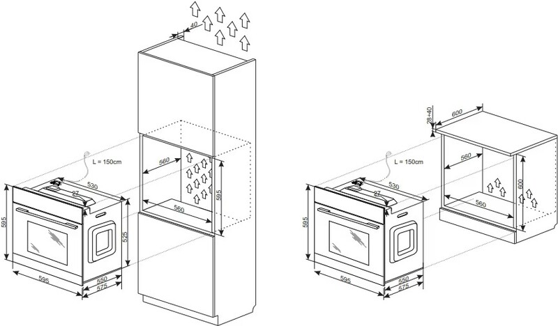 Духова шафа Hansa BOEW68438