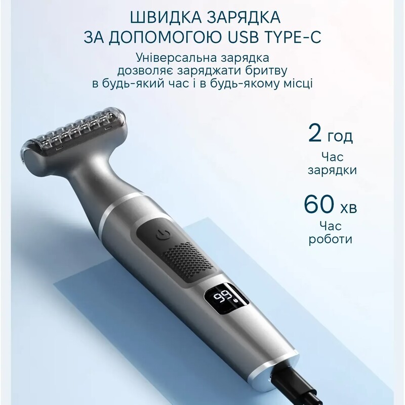 Триммер для тела Enchen A1 Grey