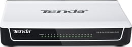 Коммутатор Tenda S16 (16-port 10/100 desktop case)