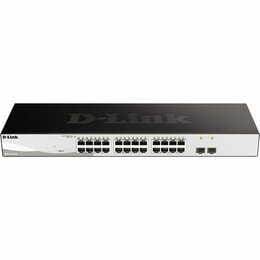 Коммутатор D-Link DGS-1210-26/F 24x1GE, 2xSFP Websmart (DGS-1210-26)