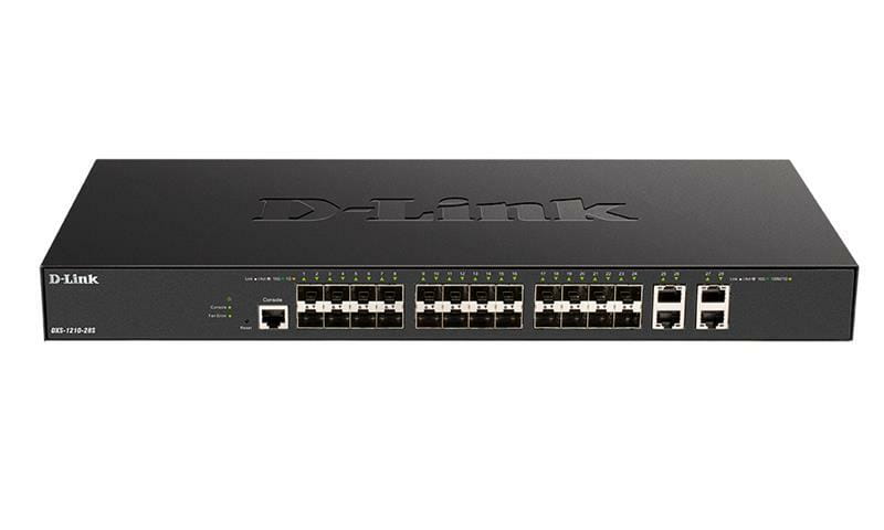 Комутатор D-Link DXS-1210-28S (24xSFP+, 4x10GE, L2+ SmartSwitch)