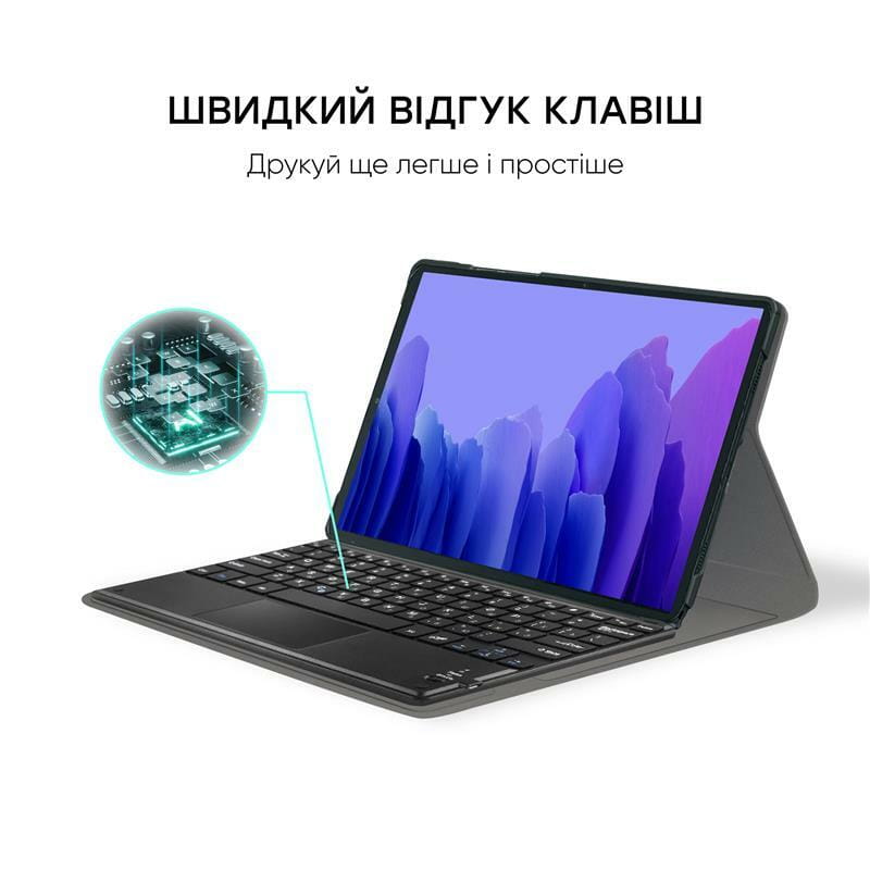 Чохол-клавiатура Airon Premium для Samsung Galaxy Tab A7 SM-T500/SM-T505 Black (4822352781055) з тачпадом