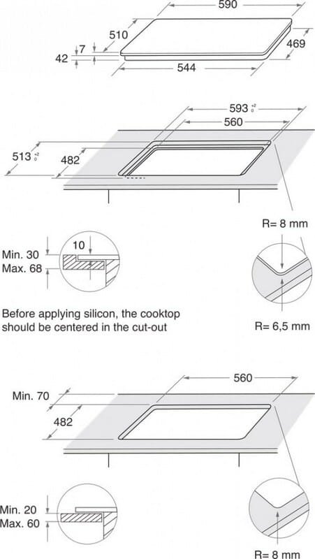 Варочная поверхность Whirlpool GOFL629WH