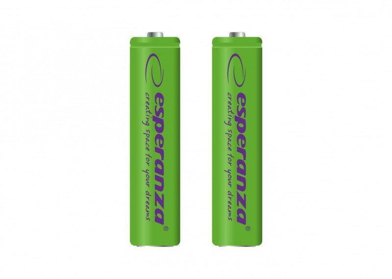 Аккумулятор Esperanza Ni-MH AAA/HR03 1000 mAh BL 2шт Green