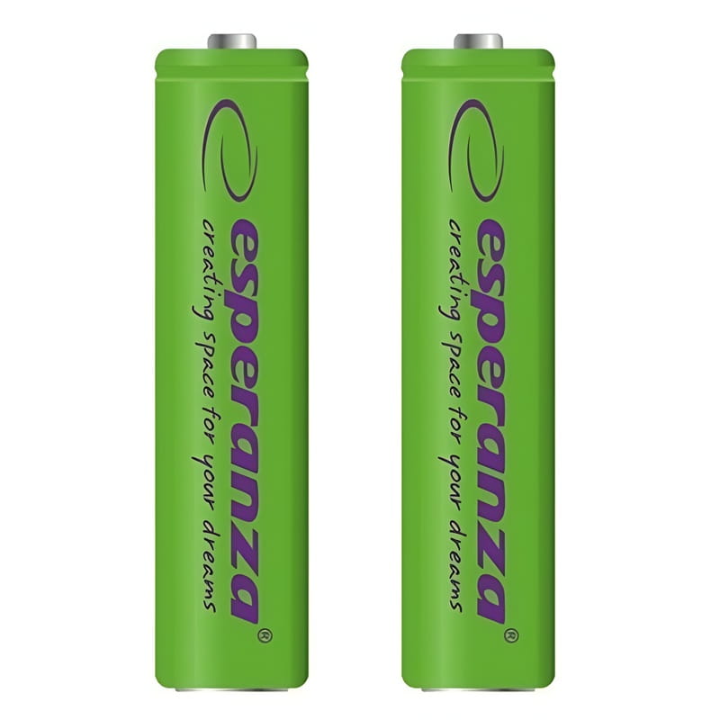 Акумулятор Esperanza Ni-MH AAA/HR03 1000 mAh BL 2шт Green