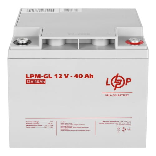 Фото - Батарея для ИБП Logicpower Акумуляторна батарея  12V 40AH  GEL LP4154 (LPM-GL 12 - 40 AH)