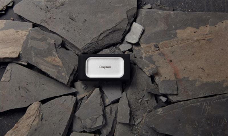Накопитель внешний SSD Portable USB 1.0ТB Kingston XS2000 Silver (SXS2000/1000G)