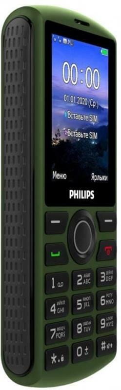 Мобильный телефон Philips Xenium E218 Dual Sim Green