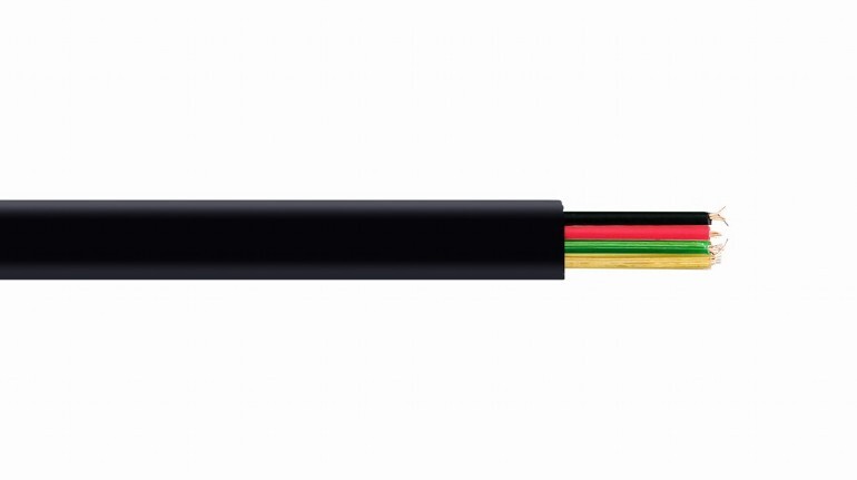 Кабель телефонный Cablexpert TC1000S-100M-B 100 м. 2 пары, плоский, литой, черный цвет