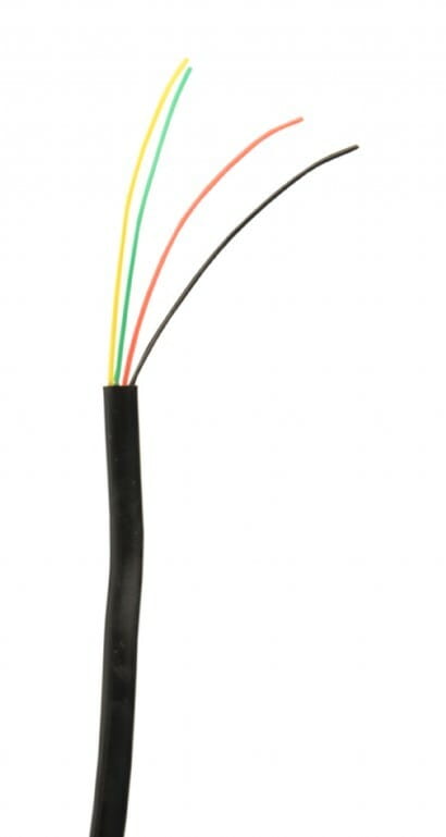 Кабель телефонный Cablexpert TC1000S-100M-B 100 м. 2 пары, плоский, литой, черный цвет