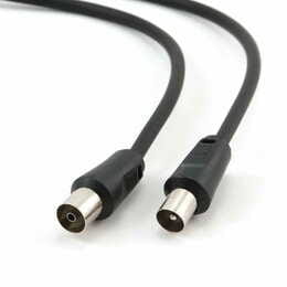 Кабель-удлинитель коаксиальный Cablexpert (CCV-515-5M) 75 Ом, Black, 5 м