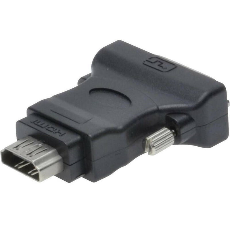 Адаптер Digitus DVI - HDMI (M/M), Black (AK-320500-000-S)