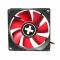 Фото - Вентилятор Xilence XPF80.R (XF037), 80х80х25мм, 3-pin+4-pin, Black/Red | click.ua
