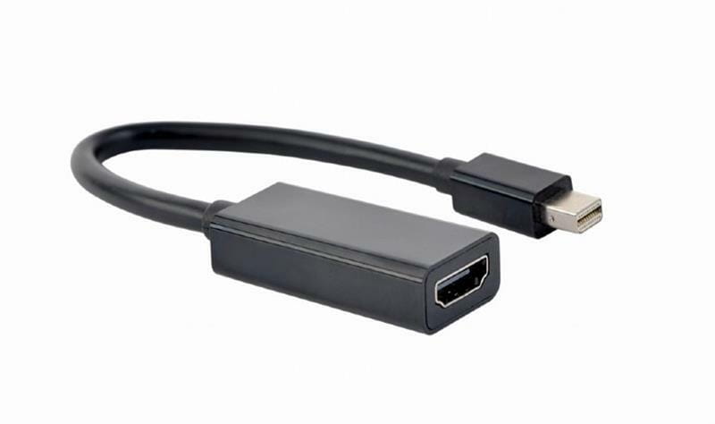 Адаптер Cablexpert mini DisplayPort - HDMI (M/F), Black (A-mDPM-HDMIF4K-01)