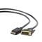 Фото - Кабель Cablexpert DisplayPort - DVI (М/М), 1.8 м, черный (CC-DPM-DVIM-6) | click.ua
