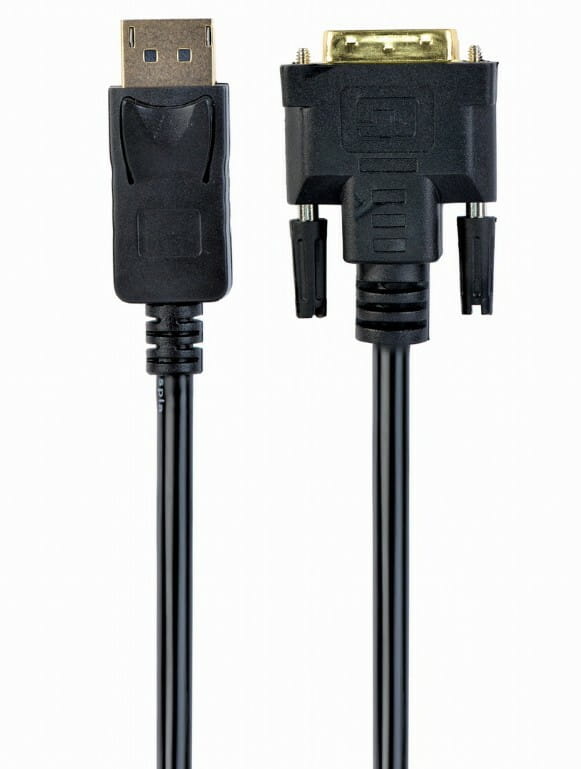 Кабель Cablexpert DisplayPort - DVI (М/М), 1.8 м, черный (CC-DPM-DVIM-6)