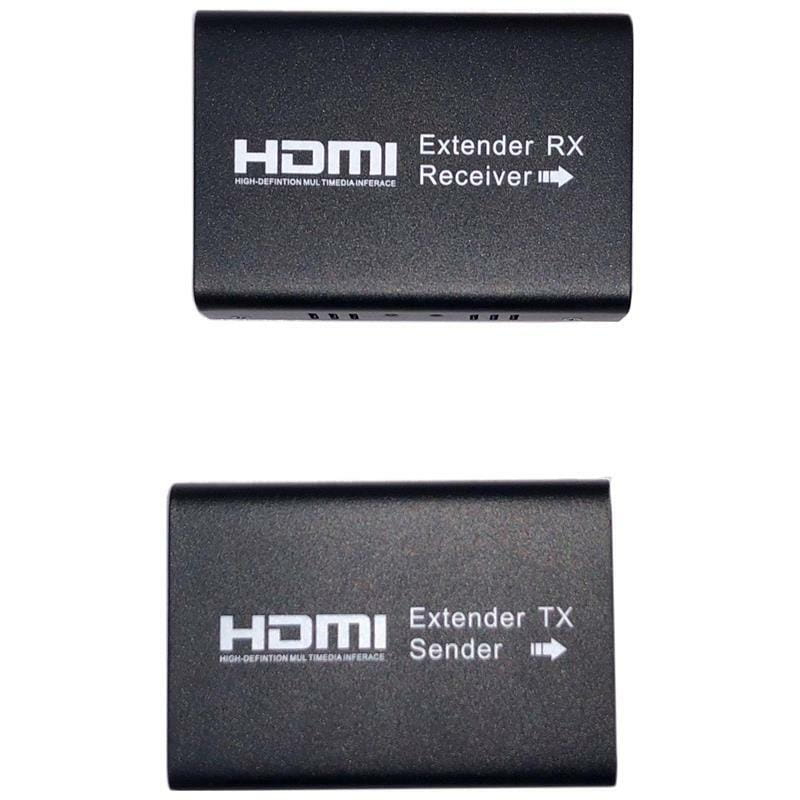 Подовжувач Atcom HDMI - RJ-45 (F/F), до 150 м, Black (AT15088)