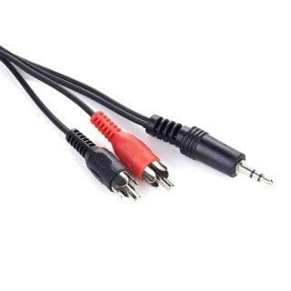 Аудіо-кабель Cablexpert 3.5 мм - 2хRCA (M/M), 20 м, Black (CCA-458-20M)