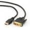 Фото - Кабель Cablexpert HDMI - DVI V 1.4 (M/M), 1.8 м, чорний (CC-HDMI-DVI-6) пакет | click.ua