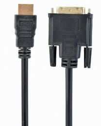 Кабель Cablexpert HDMI - DVI V 1.4 (M/M), 1.8 м, черный (CC-HDMI-DVI-6) пакет