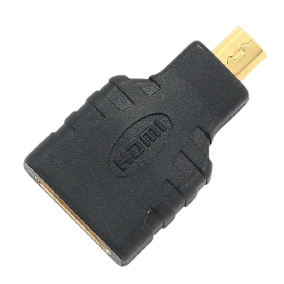 Адаптер Cablexpert HDMI - microHDMI (F/M), черный (A-HDMI-FD)
